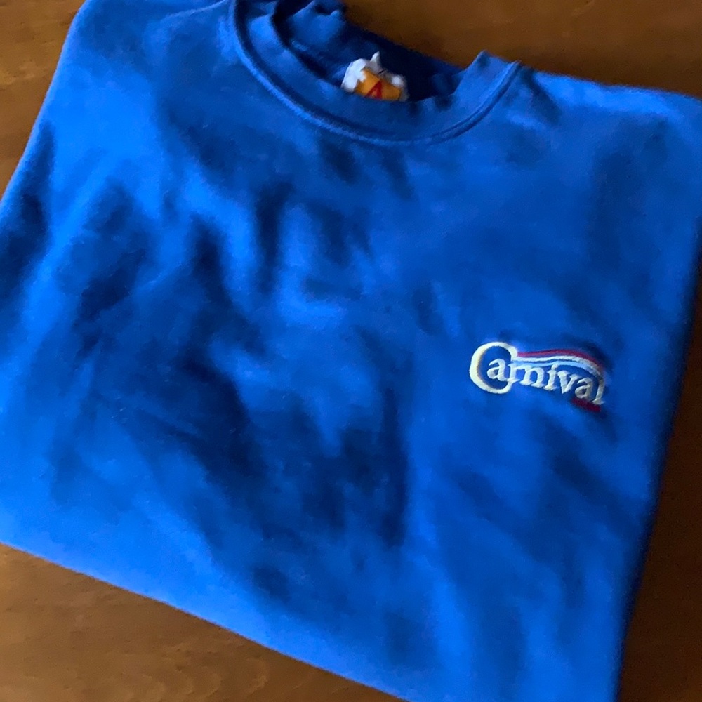 Vintage “Carnival” Cruiseline Sweatshirt, XL
